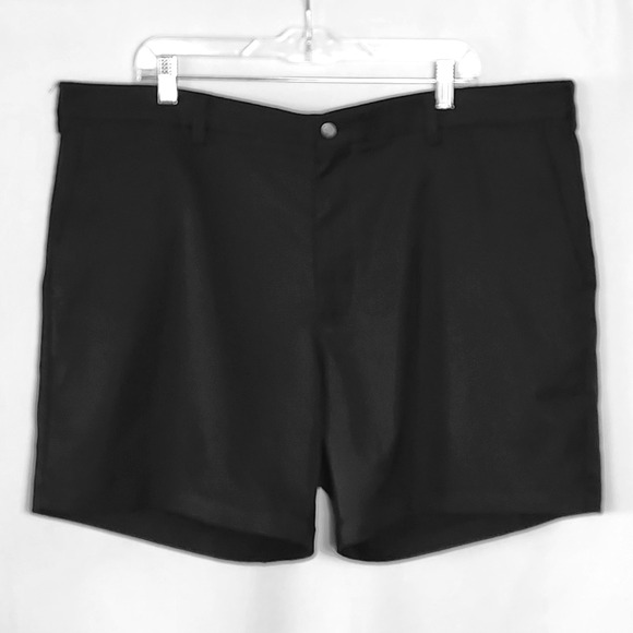 CALLAWAY‎ CASUAL GOLF SHORTS MENS 42 FLAT FRONT 6.5" INSEAM BLACK - Picture 1 of 7